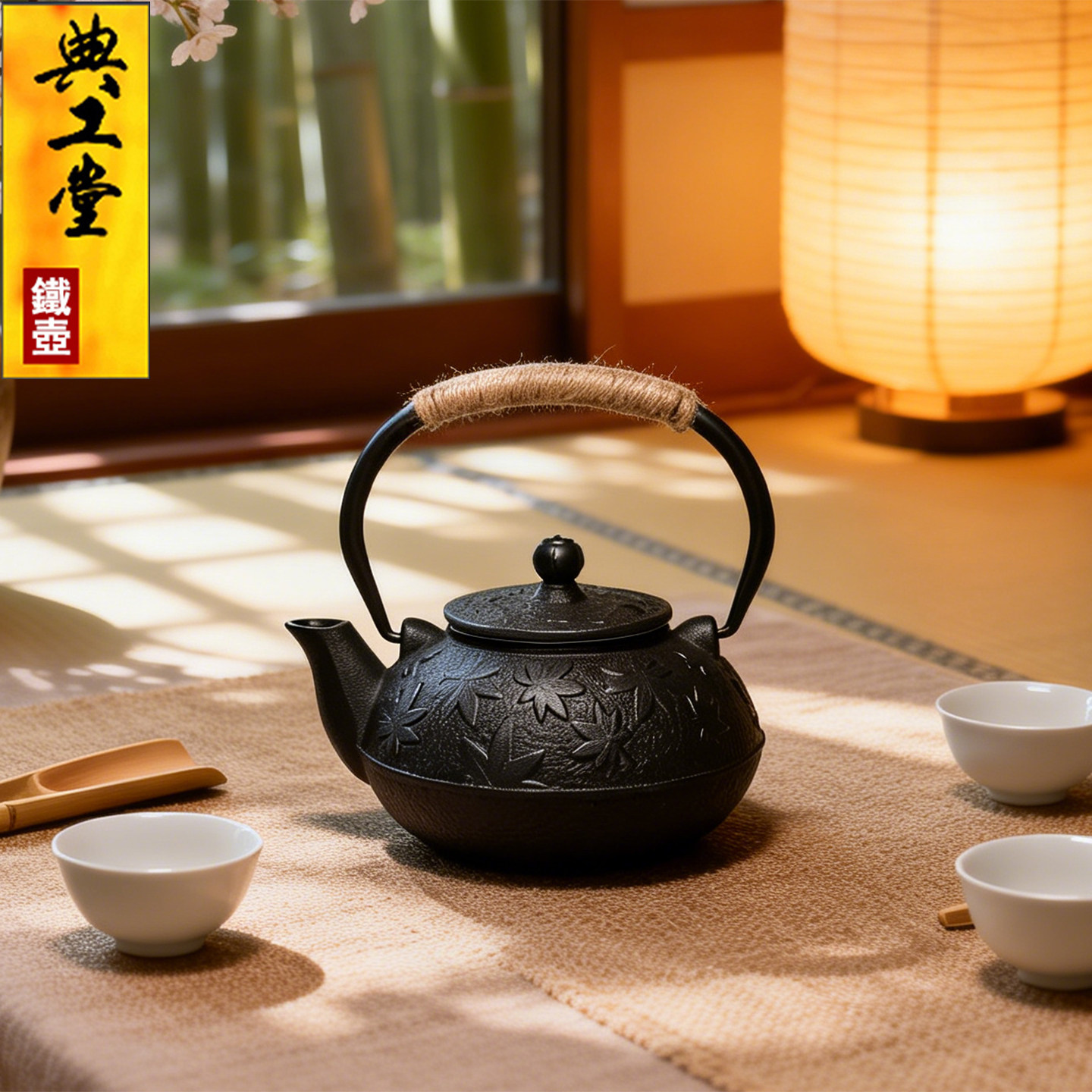 典工堂铸铁壶0.6L围炉煮茶烧水壶