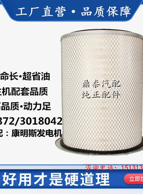 适用康明斯K19柴油发电机P181099空滤清器3018042/AF872空气滤芯
