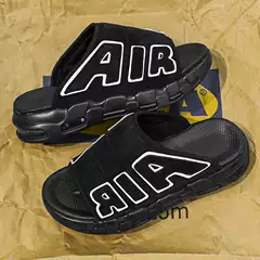 Air Men's Summer Large Size American Sporty Non-Slip Beach Sandals Outdoor Cushioned Cloud-Like Slide Sandals