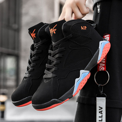 乔7aj高帮男鞋秋季跑步防滑篮球