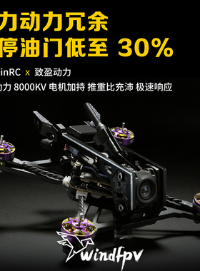 DolphinRC海豚 棱影X2 2寸动力套 花飞穿越机 兼容DJIO4图传