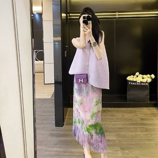 裙 现货 夏装 搭配一整套气质高级感包臀半身裙今年流行 套装