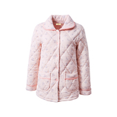 睡衣女秋冬季 单件上衣全棉可外穿家居服 加厚纯棉夹棉三层保暖大码