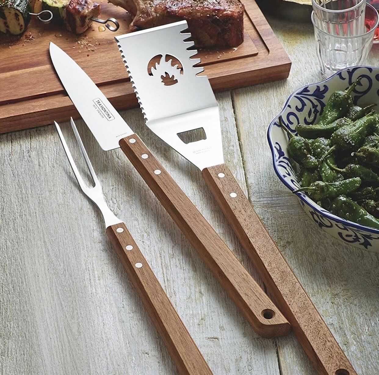 锋利加长手柄烧烤工具查蒙蒂纳