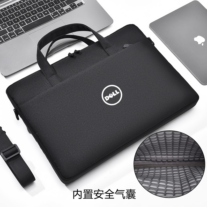 戴尔灵越14Pro/plus电脑包女14英寸手提袋13Pro轻薄本防水5320防震15.6女单肩3511通勤背16斜跨男5530收纳袋