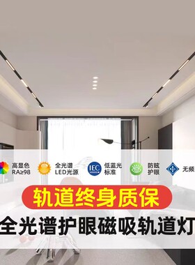 嵌入式暗装嵌入式磁吸轨道灯
