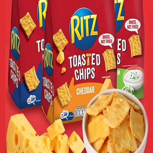 越南进口经典 Ritz卡夫乐之229g原味芝士奶酪薄脆饼干脆片洋葱味