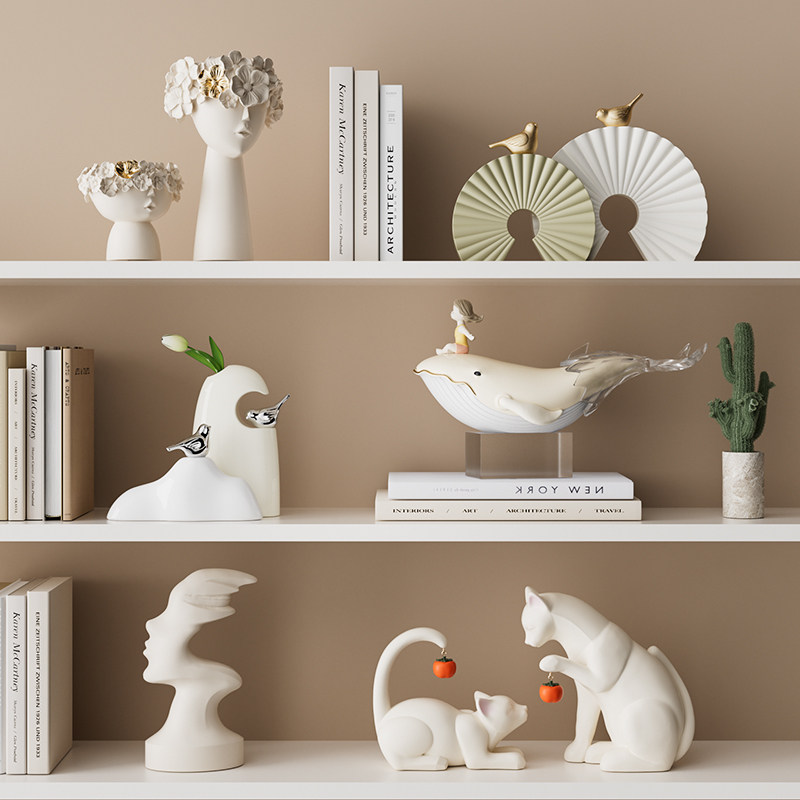 高级感艺术展示架摆件设计师软装家居好物轻奢客厅书房酒柜装饰品,家居饰品,装饰摆件,淘宝优惠券,粉丝福利购,淘宝优惠卷