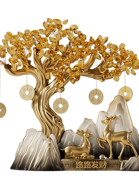 高级感红酒柜摆件新中式