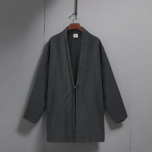 休闲夹克中长款衣服复古开衫