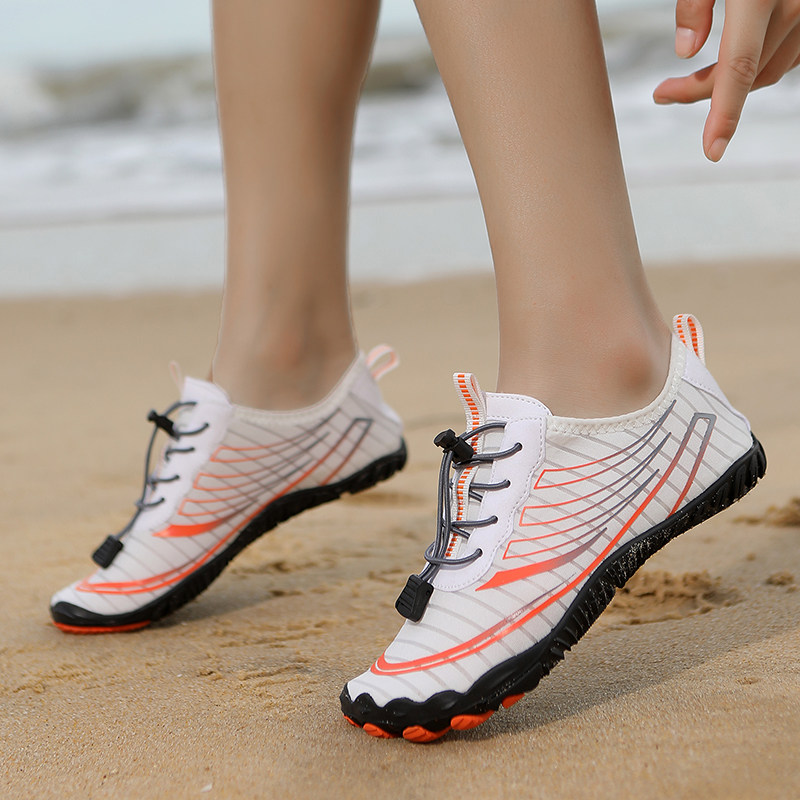 新款溯溪鞋男透气轻便男女户外沙滩涉水鞋速干软底防滑室内健身鞋