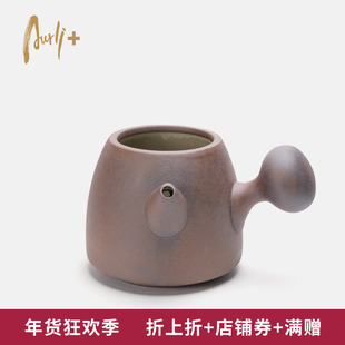 陶作坊Aurli老岩泥侧把咖啡萃取杯 分享杯手冲下壶 挂耳可用