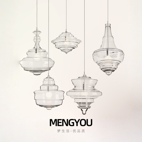 意大利玻璃服装店商铺奶茶店吊灯