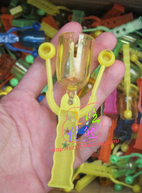 10cm小号塑料手摇铃铛小音捶加油助威舞会派对用品发声玩具