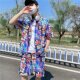 沙滩速干夏威夷短袖 衬衫 套装 夏季 男海边度假宽松韩版 潮流两件套男