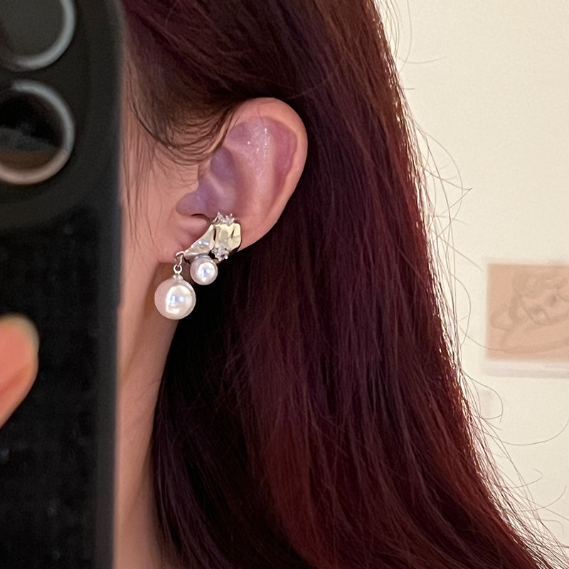 韩国ins风小众耳骨夹冷淡风高级感耳饰珍珠锆石流苏无耳洞耳夹女,饰品/流行首饰/时尚饰品新,耳夹,淘宝优惠券,粉丝福利购,淘宝优惠卷