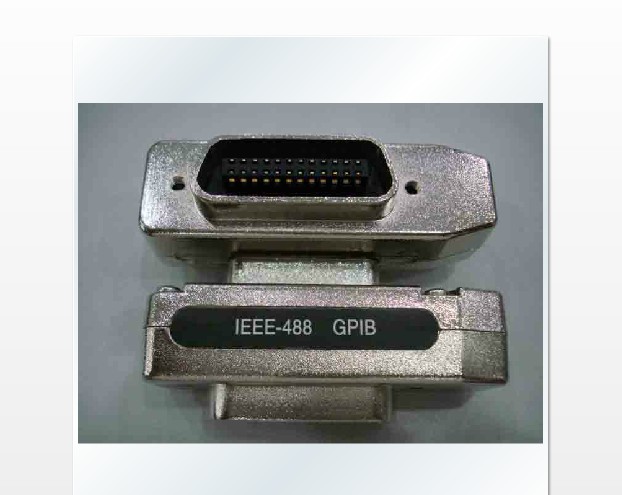 GPIB接线插头 IEEE488散件头 CN24PIN头刺破式+外壳 IE488转换头