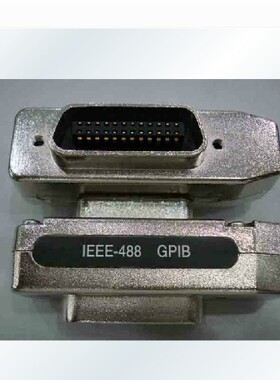 GPIB接线插头 IEEE488散件头 CN24PIN头刺破式+外壳 IE488转换头