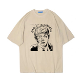 Paul McCartney保罗·麦卡特尼Beatles披头士纯棉短袖 T恤宽松tee