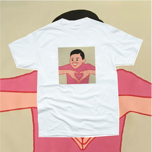 西班牙插画师joan 男女情侣T恤纯棉tee cornella宽松oversize短袖