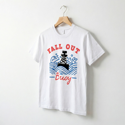 Fall Out Boy 趣味复古vintage男女情侣tshirt上衣T恤百搭纯棉tee