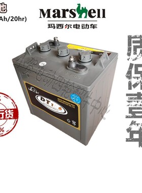 新款东明玛西尔电动四轮观光巡逻老爷车电池深圳marshell电瓶配件