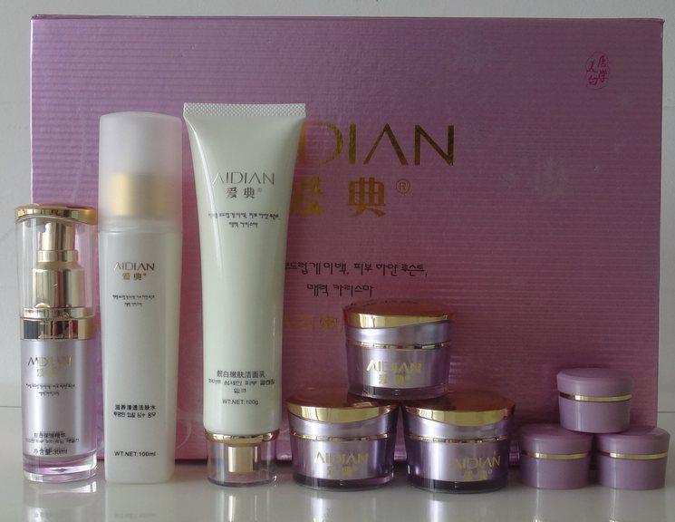 韩国爱典化妆品白皙补水保湿靓白嫩肤六件套护肤品六合一送试用装
