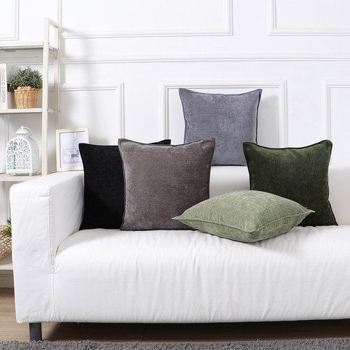 新款雪尼尔沙发抱枕靠垫靠枕护腰