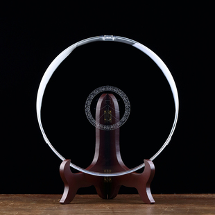 透明普洱展示架子茶饼支架茶托支架防尘塑料普洱茶盒白茶茶饼架子