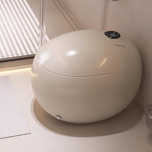 鸡蛋圆形智能马桶无水压限制防溅