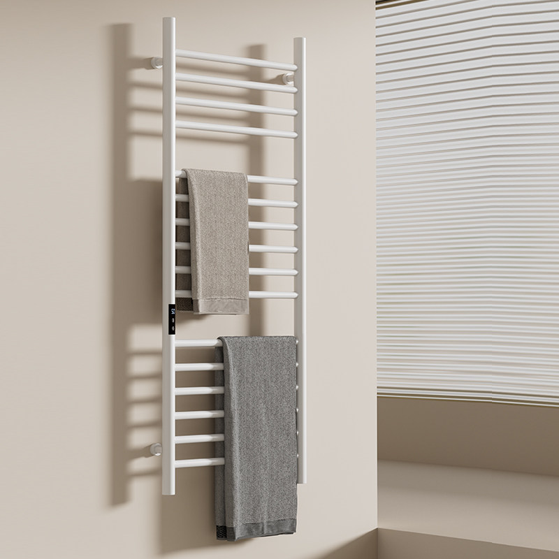 德国德希顿7012电加热毛巾架智能烘干落地立式加长置物架浴巾挂件