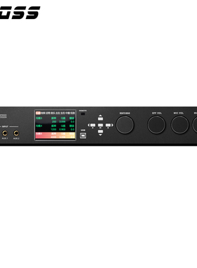 Fross/沸斯 dsp9600前级效果器KTVK歌防啸叫抑制混响音频处理器