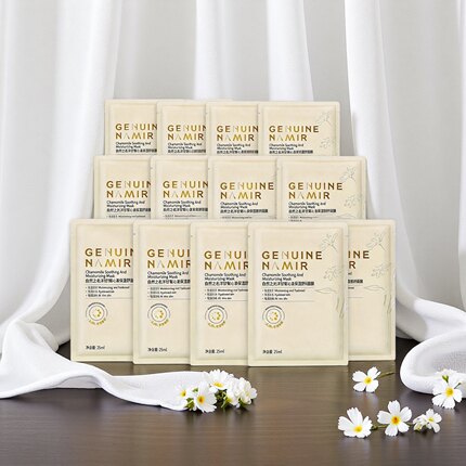 自然之名面膜洋甘菊女补水保湿肌肤仙人掌正品益生菌舒缓春夏酵母