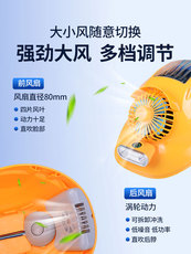 Фанаты Cap 太阳能双风扇安全帽工地夏季多功能电风扇充电空调防晒帽子头盔男