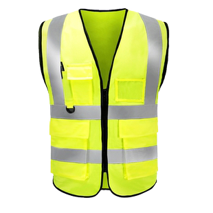 反光安全背心黄马甲施工荧光衣服交通工地环卫工作男外套定制logo