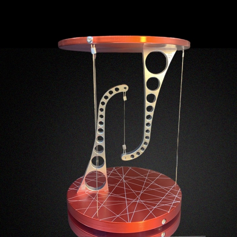 整体张拉结构桌面摆放创意装饰摆件全金属视觉悬浮反重力模型送礼