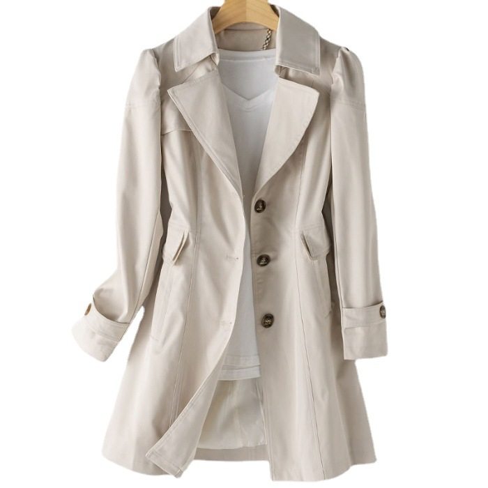 Women'sTrchCoatualSw