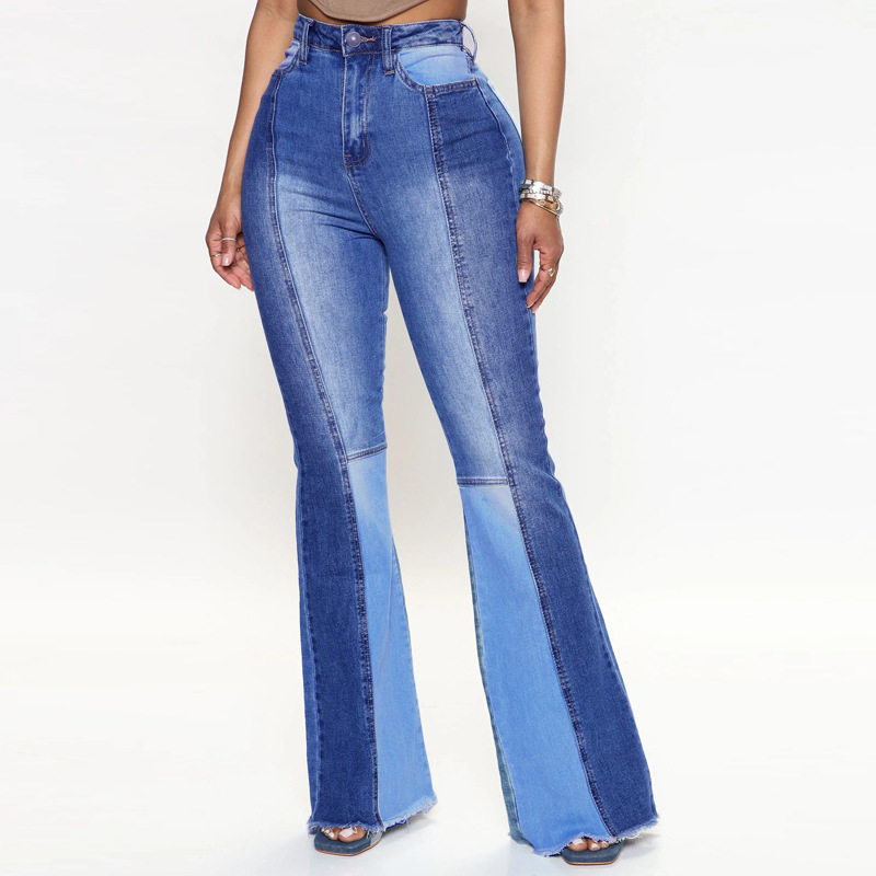 womenjeans撞色2023欧