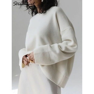 For Basic sweaters Sweater pulover wool Cashmere lady Women