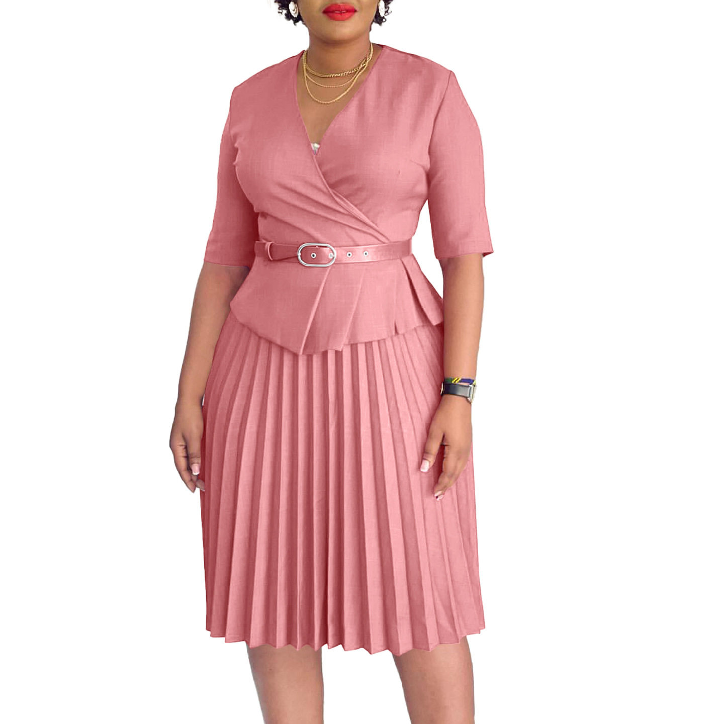 lady wear big size clothes plus size dress for Africa women