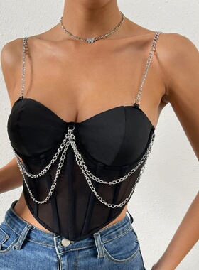 Women t shirt Crop Top Tank Top tops cropTop Sleeveless