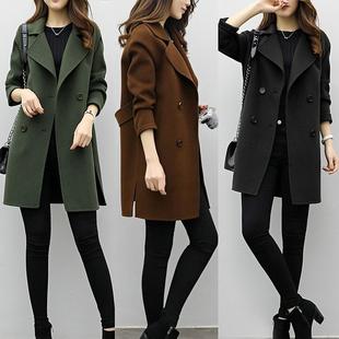 Ladies Long Women Breasted blazers Jacket for Coat Two Suit