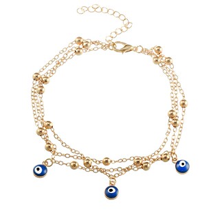 Turkish Blue Evil Eyes Beads Anklets Women Pendant Foot Gift