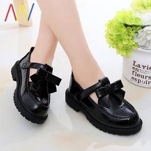girls Kids baby black Formal leather shoes Shoe for Girl kid