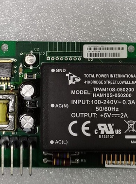 电源模块型号TPAM10S-050200板子22766-0002AC REV.F原装拆机包好