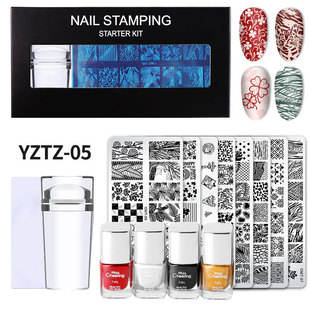 Stamping Templates Nail Art DIY Stamp Print Plate Stencil Se