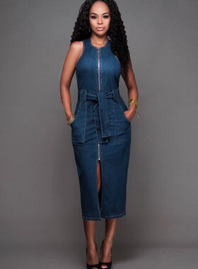 2017 Sexy Women Casual Dress slim Long Dress 欧洲站连衣裙女