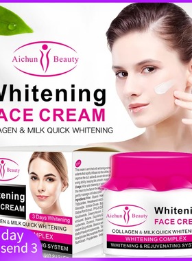 Collagen Milk Face Cream Moisturizer Nourishing Whitening