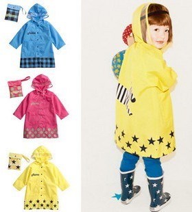 Cute cartoon children raincoat  Baby poncho 儿童雨衣