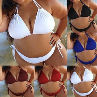 plus size swimwear women bikini swimsuit Swimming big 4 5XL